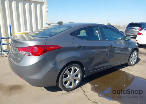 2012 Hyundai Elantra Limited from USA, damaged, VIN 5NPDH4AE6CH131100